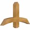 Ekena Millwork Bellingham Rough Sawn Timber Gable Bracket, Western Red Cedar, 36"W x 21"H x 4"D x 4"F, 14/12 Pitch GBW036X21X0404BEL00RWR - alternate 4